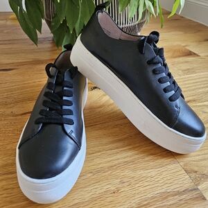 Deltan LeatherPlatform Sneakers